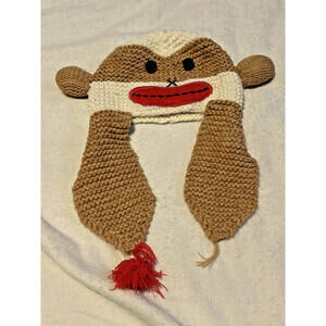 The Sock Monkey Hat Original Arizona Jean Company Unisex Knit One Size
